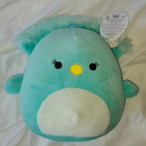 BNWT 8" Tiff the Peacock Sqiushmallow